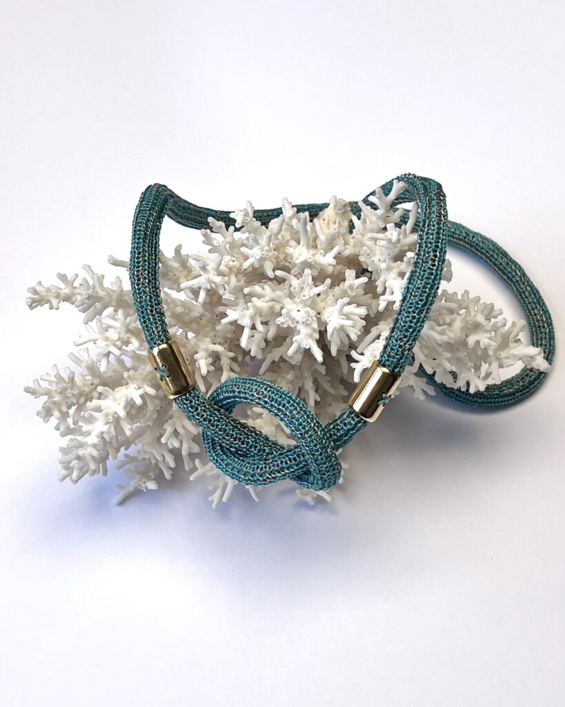 Collier Copper Vert Émeraude