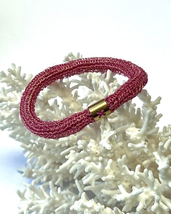 Bracelet Copper Fuchsia