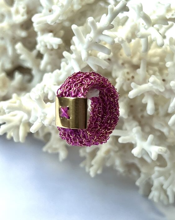 Bague Copper Fuchsia